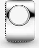 A close-up, studio shot of a silver Pandora charm with a circular opening. Podgląd zdjęcia produktu