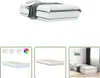 The Living Store Bettgestell mit LED-Leuchten Weiß 100x200 Produktbild-Vorschau 1