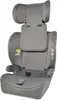 A gray car seat is shown against a white background. Voir les images du produit