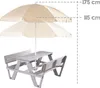 roba Kindersitzgruppe Picknick for 4 Massivholz grau mit Produktbild-Vorschau 8