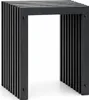 DanDiBo Lamellenhocker Hocker Metall Schwarz Eckig BASE Produktbild-Vorschau 11