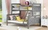 Łóżko piętrowe Sweiko z drabinką i barierką, rozkładane na Podgląd zdjęcia produktu 6