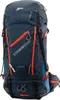 A blue and orange backpack against a white background. Produktbild-Vorschau