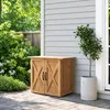 Outsunny tuinhuizen, houten opbergkast voor Productafbeelding-voorbeeld 8