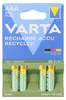 Varta Akku RECHARGE Recyklované AAA HR03 800mAh 4St. Náhled obrázku produktu 1