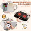 COSTWAY Eck Spielküche Holz, Kinderküche mit Sound & Licht, Produktbild-Vorschau 5