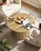 VASAGLE MIRIANA Kollektion - Couchtisch rund, Produktbild-Vorschau 4