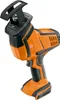 A cordless reciprocating saw is shown against a white background. Produktbild-Vorschau