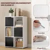 WOLTU Bücherregal Bücherschrank Standregal, mit 3 Türen, 6 Produktbild-Vorschau 6