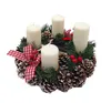 Adventskerzen 4er-Set Stumpenkerzen Weihnachtskerze Produktbild-Vorschau 3