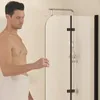 EMKE Duschabtrennung 110x140cm Faltwand für Badewanne Produktbild-Vorschau 13