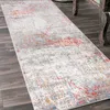 Koberec 60 x 450 cm, sivý, lososový. 2 moderné koberce Náhľad obrázku produktu 1