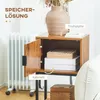 HOMCOM Konsolentisch, Flurtisch mit Schrank, Sofatisch im Produktbild-Vorschau 4