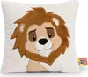 NICI Kissen Löwe 30x30cm - braun - Flauschiges NICI Produktbild-Vorschau 1