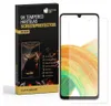 A product shot of a phone screen protector and its packaging. Produktbild-Vorschau