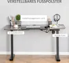 Vinsetto Elektrický psací stůl Počítačový stůl Výškově Náhled obrázku produktu 6