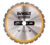 A circular saw blade with brand and product information printed on it, set against a white background. Anteprima dell’immagine prodotto