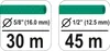 Flo Gartenschlauchaufroller mit Rädern 45M 89335 Produktbild-Vorschau 3