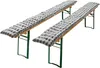 REDBEST Bierbank-Auflage Nashville" 2er-Pack grau 25x220 Produktbild-Vorschau 1