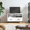 [Home] TV-Schrank Hochglanz-Weiß 80x36x50 cm Holzwerkstoff Produktbild-Vorschau 1