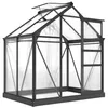 Outsunny Gewächshaus Aluminium Treibhaus mit Dachfenster Produktbild-Vorschau 1