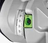 A close-up view of a miter saw's angle adjustment mechanism. Podgląd zdjęcia produktu
