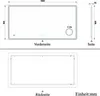 LED Badezimmer Spiegel mit Bluetooth Uhr 3-fache Produktbild-Vorschau 7