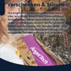 A child is holding a product package with a tablet inside, with Christmas decorations in the background. Produktbild-Vorschau