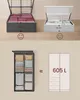 Comparison of bed storage heights and a visual representation of storage volume equivalence. Náhled obrázku produktu