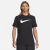 Nike M Nsw Tee Icon Swoosh Black/White Black/White L Produktbild-Vorschau 9