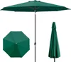 Sonnenschirm 3,5m rund grün Garten Balkon knickbar mit Produktbild-Vorschau 3