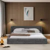 Sweiko Doppelbett 140×200cm, Chenillestoff, komfortable Produktbild-Vorschau 8