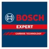A dark blue background with the Bosch logo, the word 'EXPERT' in white text on a red bar, and the words 'CARBIDE TECHNOLOGY' in white text on a red bar with diagonal lines. Voir les images du produit