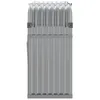 vidaXL Wiata na drewno opałowe jasnoszara 120x45x100 cm Podgląd zdjęcia produktu 5