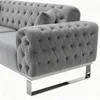 Sofa Set Jumeirah 3-Sitzer+2-Sitzer+Sessel in Samtstoff Produktbild-Vorschau 5