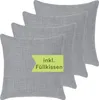 Selfitex Sofakissen, 40x40 4er Set mit Füllung und Bezug, Produktbild-Vorschau 1