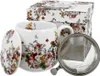 DUO FLORAL Fassbecher 430 ml VINTAGE FLOWERS WHITE mit Produktbild-Vorschau 2