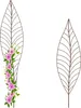 Lot de 2 tuteurs Relaxdays, piquets de jardin en forme de Voir les images du produit 1