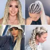 Włosy Syntetyczne Do Warkoczyków Doczepiane Blond 120 Cm Podgląd zdjęcia produktu 6