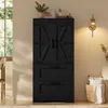 Küchen-Hochschrank im Landhausstil mit Scheunentüren, 2 Produktbild-Vorschau 10
