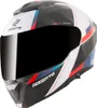 Bogotto FF404 Ezion Klapphelm, schwarz matt/weiß/rot/blau, Produktbild-Vorschau 2