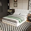 UnboxG Letto imbottito con LED, letto a molle idrauliche Anteprima dell’immagine prodotto 12