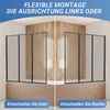 Jayseuw Box doccia 120x140 cm, parete pieghevole a tre ante Anteprima dell’immagine prodotto 4