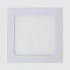 LED Einbaustrahler flach 9W Eckig SuperSlim Schnitt 130x130 Produktbild-Vorschau 2