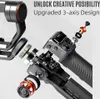 An exploded view of a smartphone gimbal stabilizer, highlighting its internal components and design. Produktbild-Vorschau
