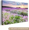 MuchoWow® - Leinwandbilder - Blumen - Lavendel - Lila - Produktbild-Vorschau 1