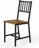 Esstischgarnitur Rustikales Braun/Schwarz 90x60x75,5 cm mit Produktbild-Vorschau 10