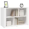 vidaXL Kredens biały 80x30x54 cm Materiał drewnopochodny Podgląd zdjęcia produktu 4