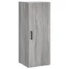 Highboard Grau Sonoma 34,5x34x180 cm Holzwerkstoff Produktbild-Vorschau 7