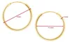 Damen & Mädchen Ohrringe in Gold 333 (8 Karat) Ø 13mm - Produktbild-Vorschau 7